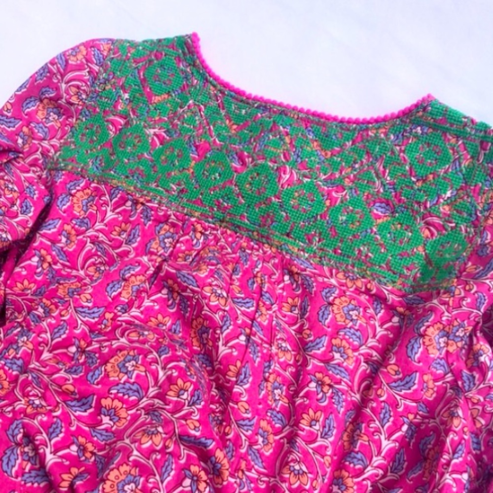 🍇 J.Crew Belted Bohemian Vines Tunic Dress - Picture 9 of 15